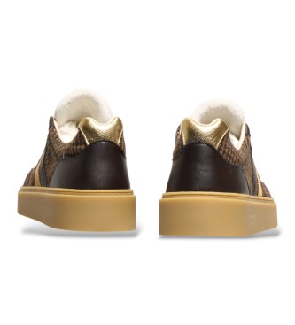 Serafini Zapatillas de ante Court marrón