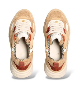 Serafini Sneaker in camoscio Malibu Cuddly Beige