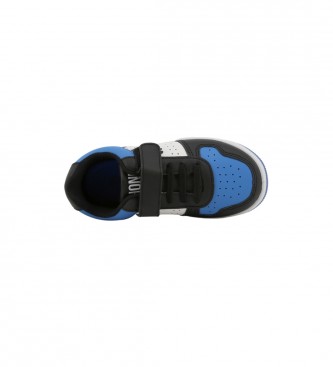 Shone Buty 002-002 czarny, niebieski