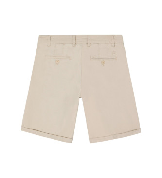Silbon Klassiska beige bermudashorts