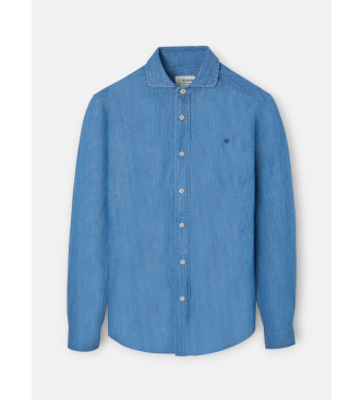 Silbon Sport denim shirt blue