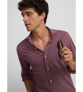 Silbon Športna majica micropique comfort burgundska