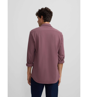 Silbon Športna majica micropique comfort burgundska