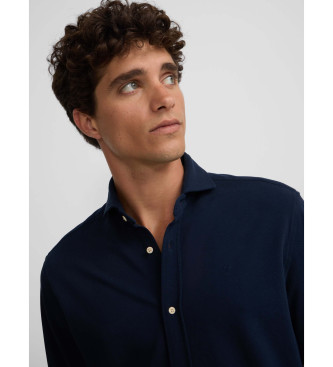 Silbon Športna majica Micropique comfort navy