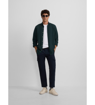 Silbon Sport shirt micropique comfort green