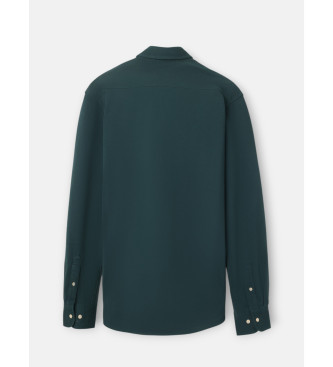 Silbon Sport shirt micropique comfort green