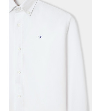 Silbon Camisa oxford desportiva branca