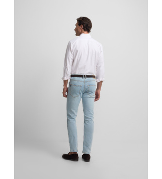 Silbon Sport oxford shirt pink stripes