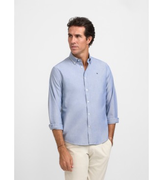 Silbon Športna majica oxford racket shirt modra