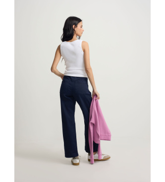 Silbon Camiseta apliques blanco