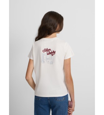 Silbon T-shirt padaria branca
