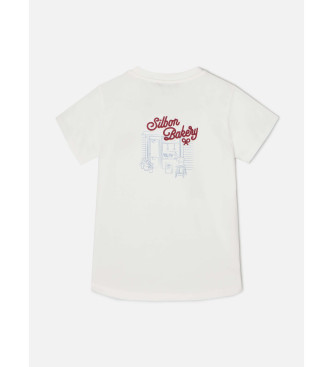 Silbon T-shirt padaria branca