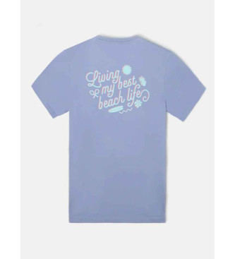Silbon beach life t-shirt indigo bl