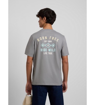 Silbon born free t-shirt gr