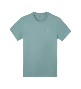 Silbon Grnes T-Shirt mit Diamantkreis