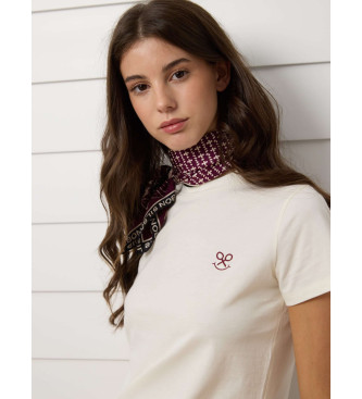 Silbon T-shirt letras smile branco