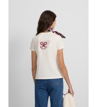 Silbon T-shirt letras smile branco