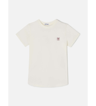 Silbon T-shirt letras smile branco