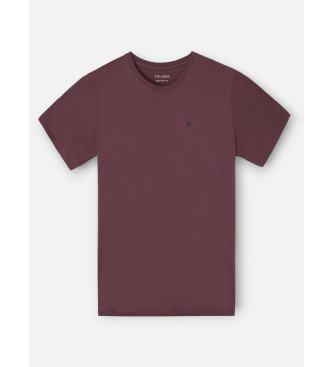 Silbon Bordeaux mini-logo t-shirt