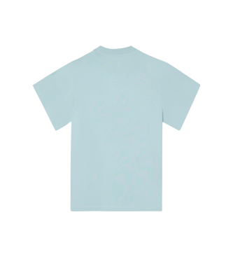 Silbon Relaxed fit leisure t-shirt turquoise