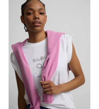 Silbon Roll out have a nice day t-shirt white