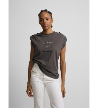 Silbon Roll out have a nice day t-shirt noir