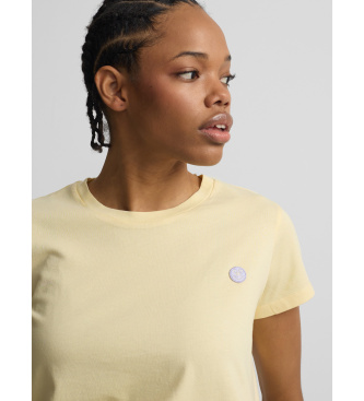 Silbon Yellow smile T-shirt