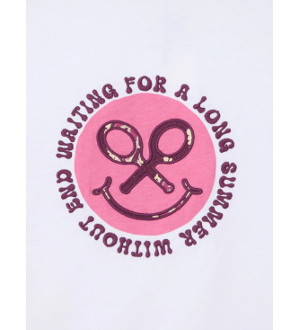 Silbon Majica Smile z belim potiskom