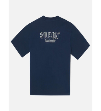 Silbon Koszulka specjalna dopasowana do dwóch rakietek navy