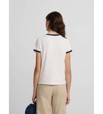 Silbon T-shirt Varsity branca