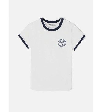 Silbon T-shirt Varsity branca