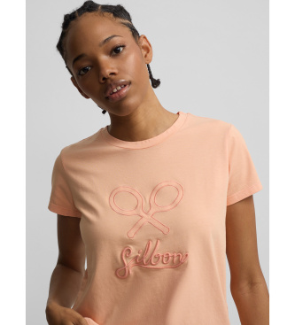 Silbon T-shirt orange classique