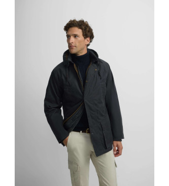 Silbon Chaqueta cl�sica encerada marino