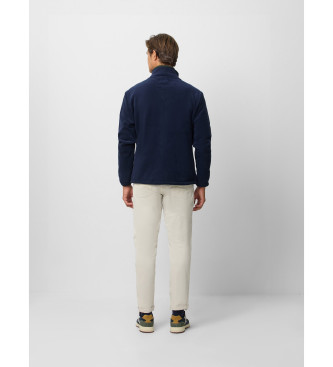 Silbon Classic navy fleece