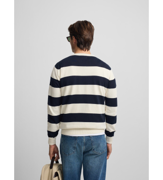 Silbon SB navy striped jumper