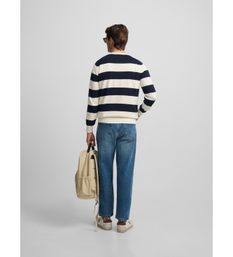 Silbon SB navy striped jumper