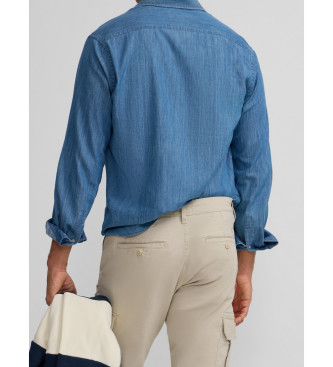 Silbon Beige cargo trousers