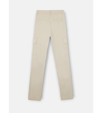 Silbon Beige cargo trousers