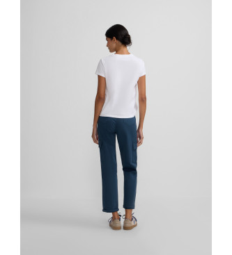 Silbon Navy cargo trousers