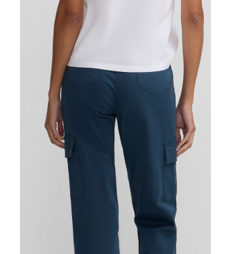 Silbon Navy cargo trousers