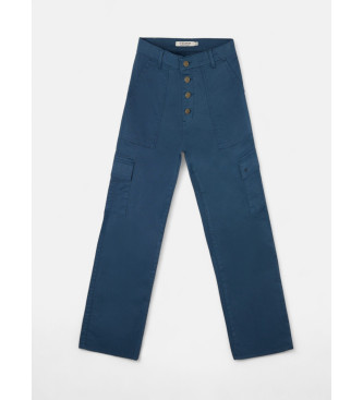 Silbon Navy cargo trousers