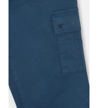 Silbon Navy cargo trousers