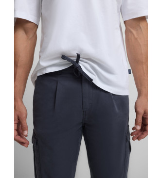 Silbon Cargo jogger cargo trousers navy