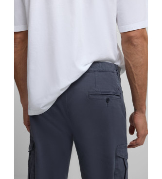 Silbon Cargo jogger cargo trousers navy
