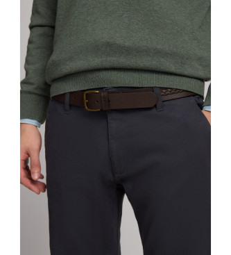 Silbon Pantalon chino dcontract marine