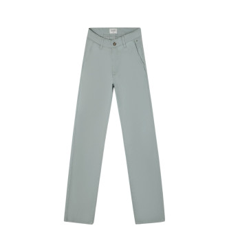 Silbon Pantaln sport chino casual verde