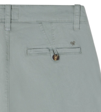 Silbon Pantaln sport chino casual verde