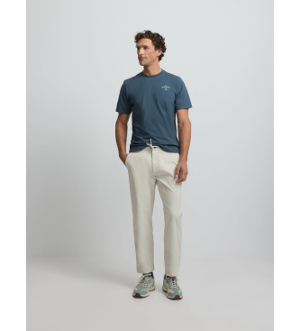 Silbon Sport jogger casual beige trousers