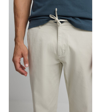 Silbon Sport jogger casual beige trousers