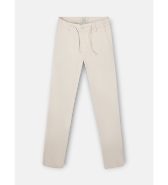 Silbon Sport jogger casual beige trousers